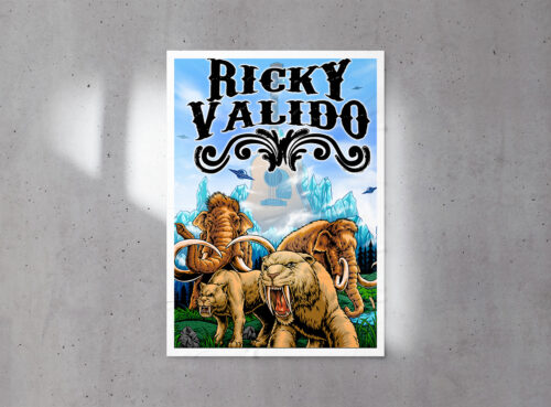 Poster of Ricky valido with animated animals pictures